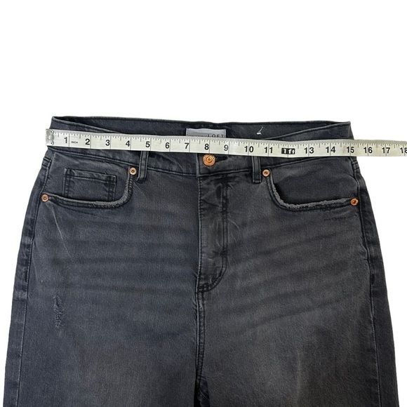 Loft Black washed The Straight Crop - Picture 5 of 9